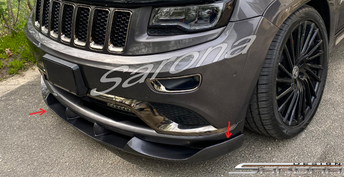 Custom Jeep Grand Cherokee  SUV/SAV/Crossover Front Lip/Splitter (2011 - 2021) - $650.00 (Part #JP-039-FA)